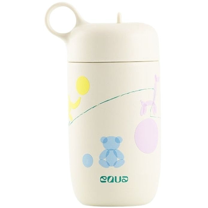 Equa 400ml Leakproof Kids Bottle with Straw Cap - Bounce Yard