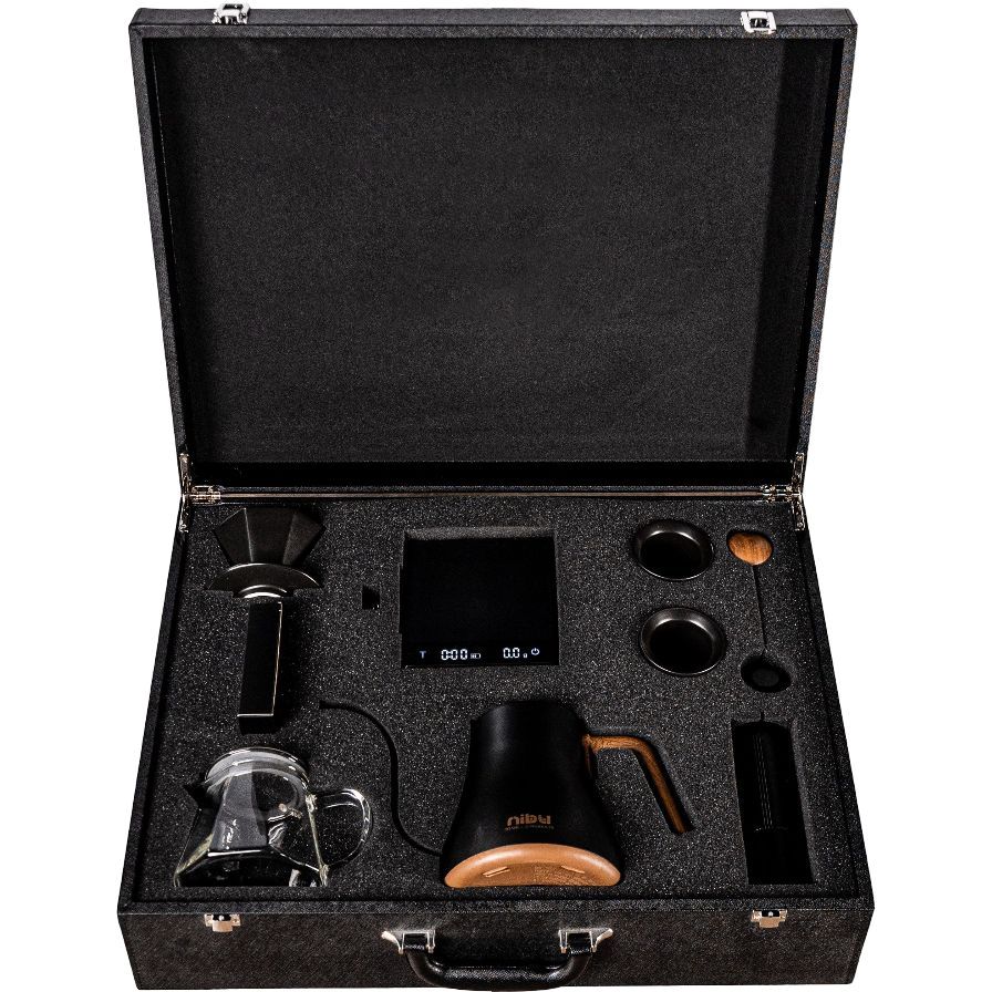 Baza Coffee Set G - Professional Barista Set - Black