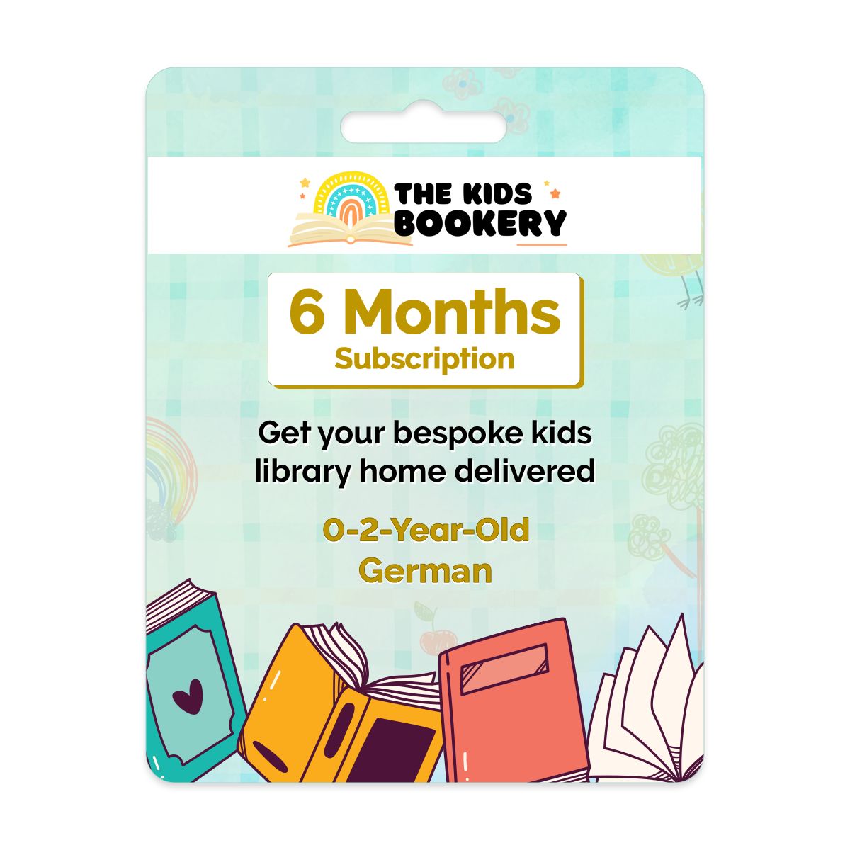 The Kids Bookery - 6 Months Kids Books Subscription - German (0 to 2 Years)