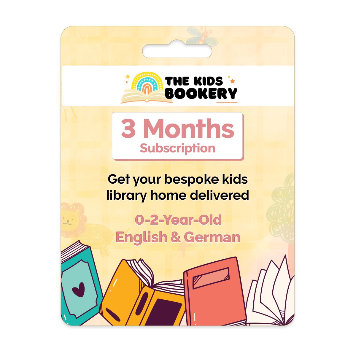 The Kids Bookery - 3 Months Kids Books Subscription - English & German (0 to 2 Years)
