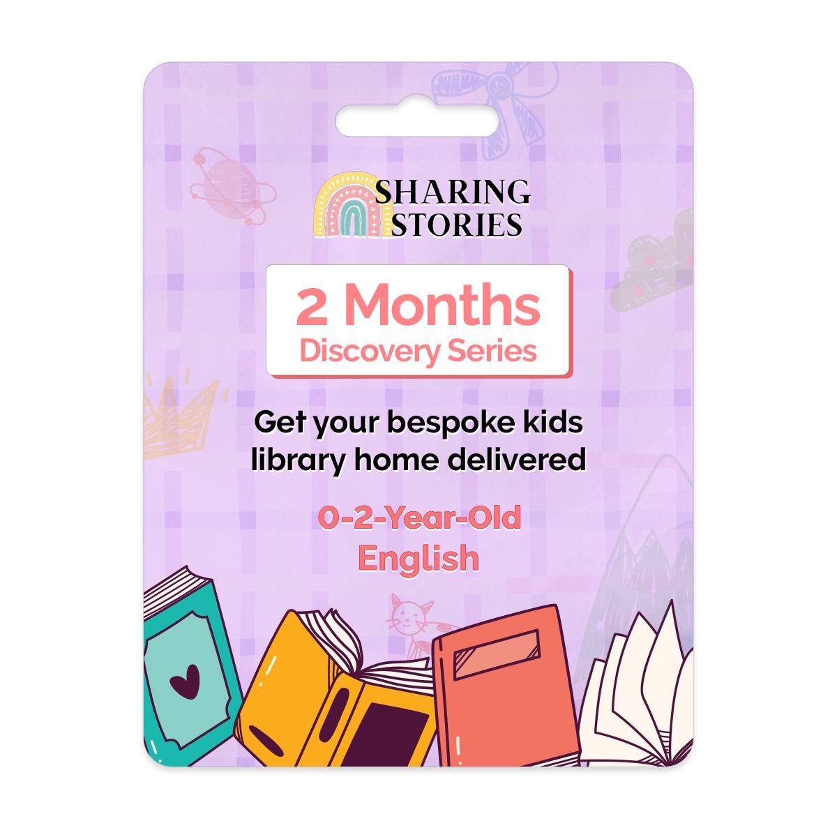 The Kids Bookery - 2 Months Kids Books Subscription - English (0 to 2 Years)