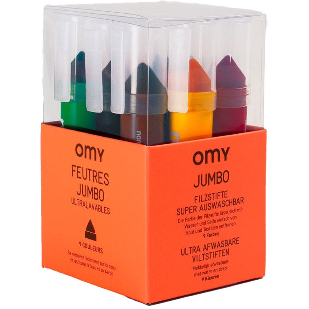 Omy Jumbo Markers (Box of 9)
