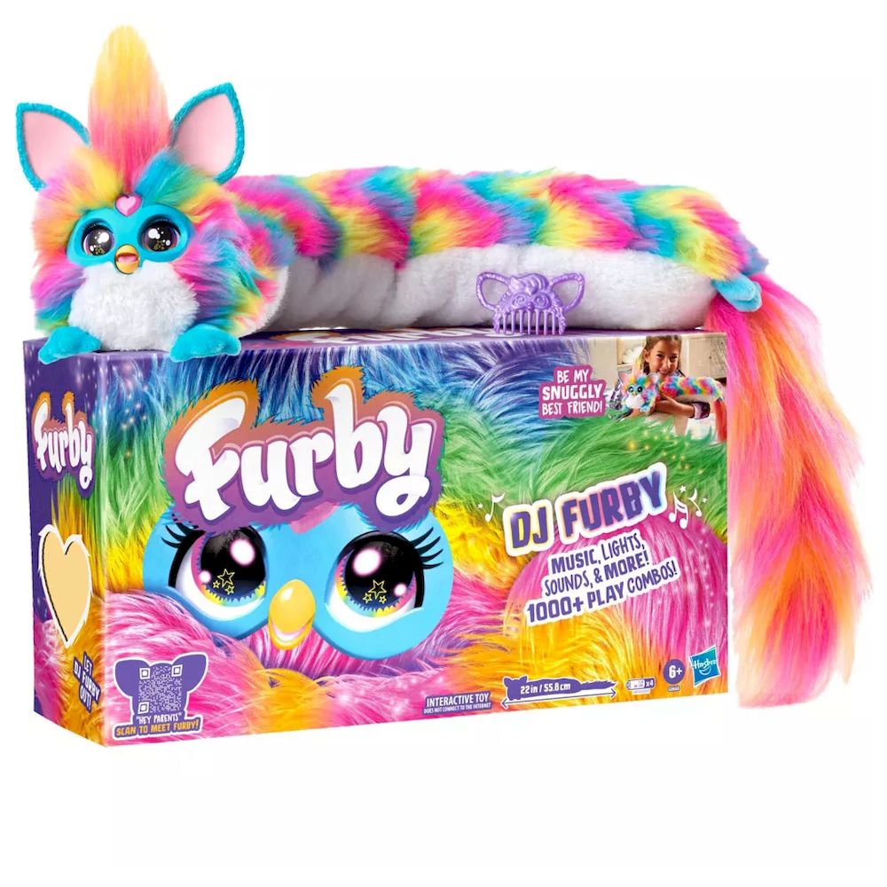 Hasbro Furby DJ Rainbow Electronic Plush Toy