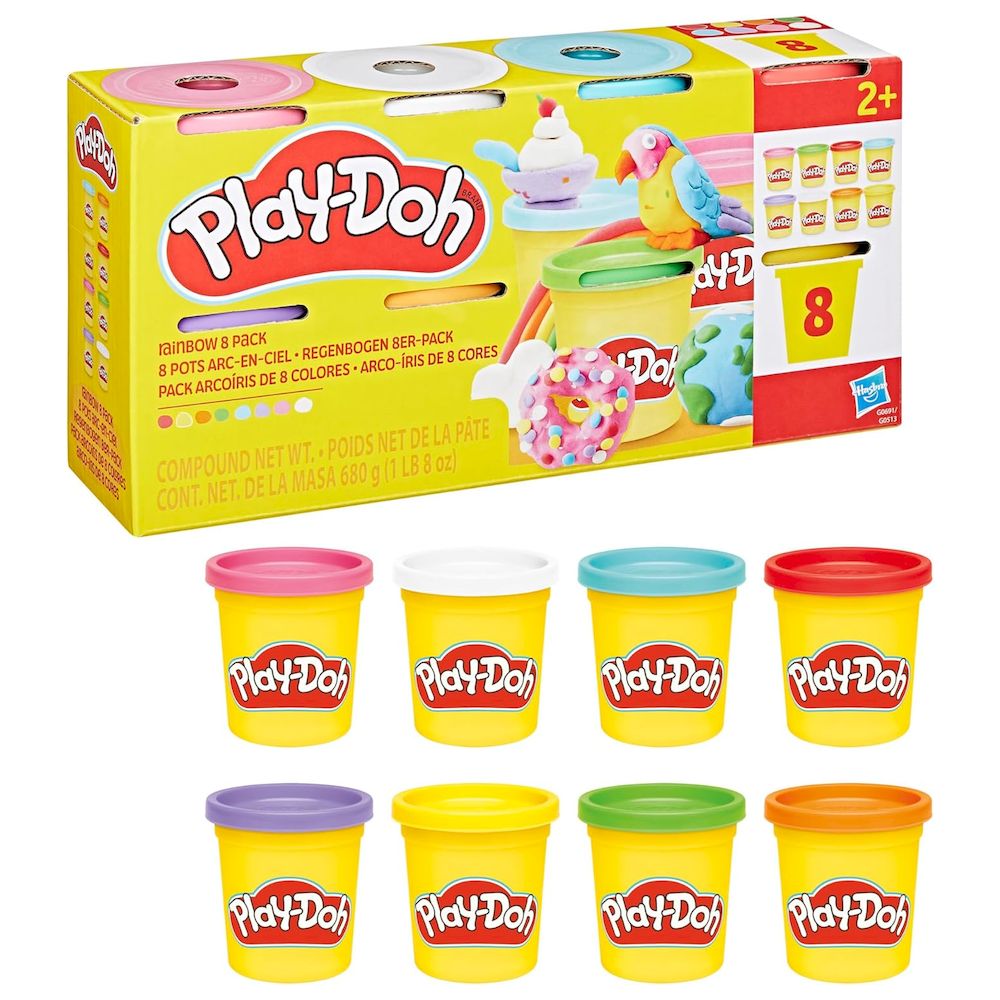 Hasbro Play-Doh Rainbow 8 Pack Compound