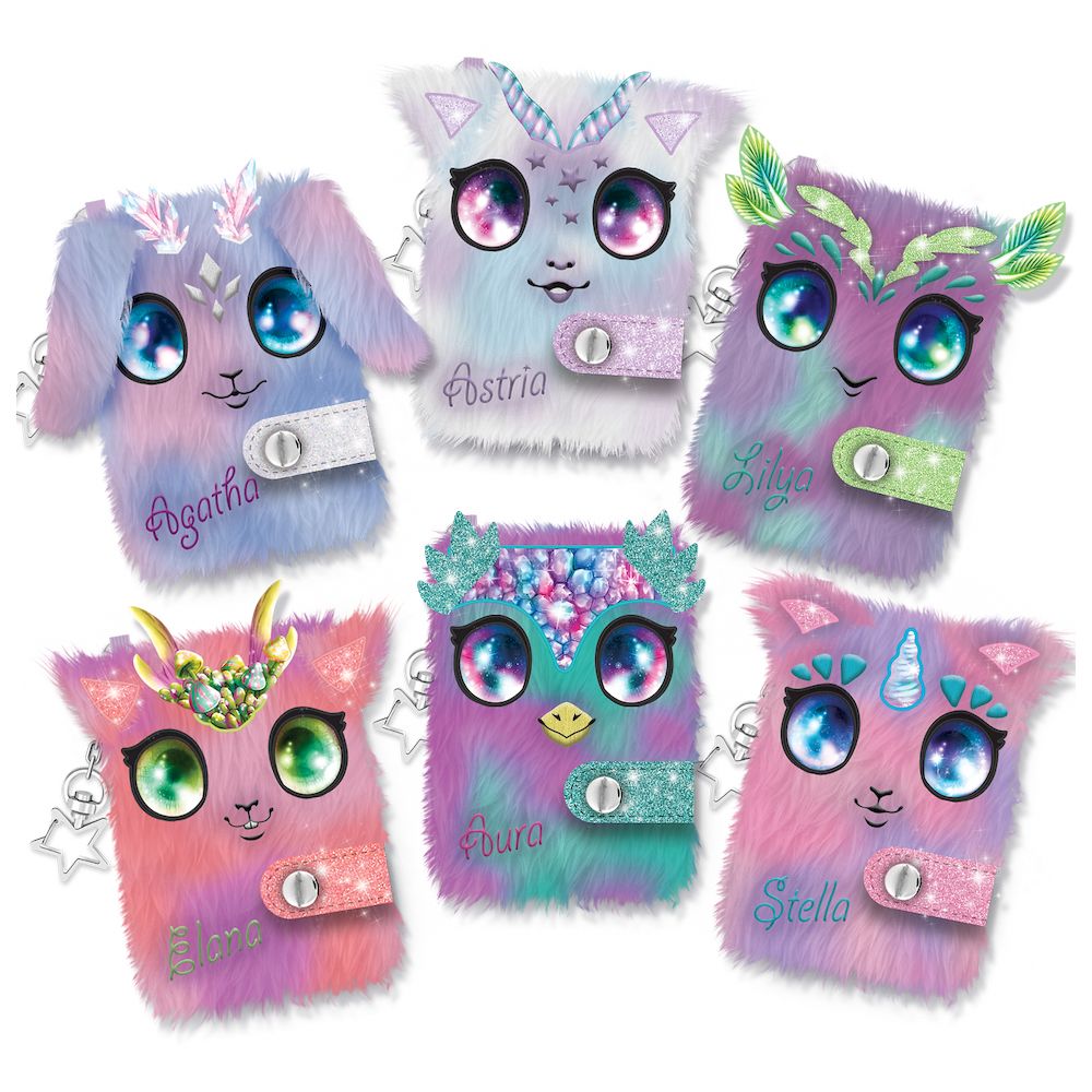 Nebulous Stars Fuzzy Mini Notebook Assortment (6)