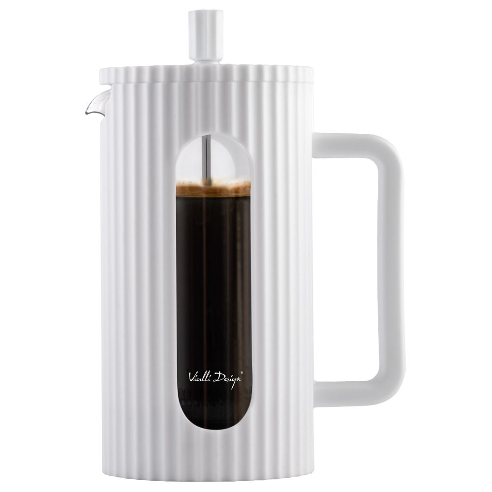 Vialli Design Coffee And Tea Maker 1000ml Livio White