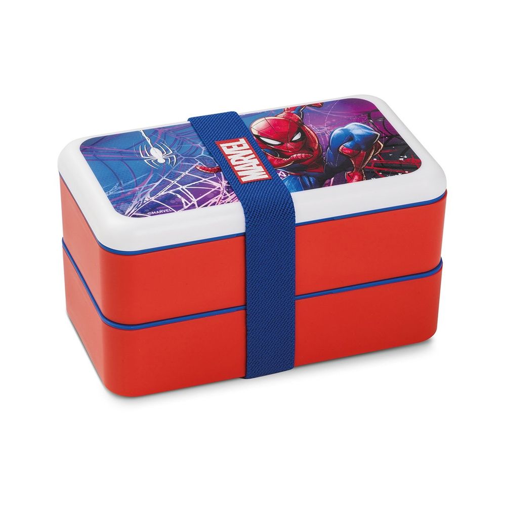 Egan Lunch Box With Spoon And Fork Spider-Man 18X10cm