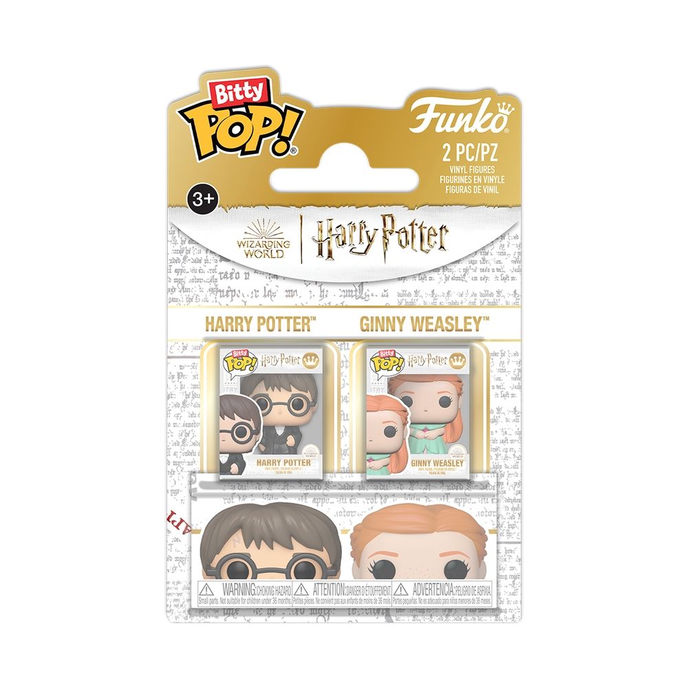 Funko Bitty Pop! Movies Harry Potter Goblet Of Fire Harry And Ginny Vinyl Figure (Pack Of 2)