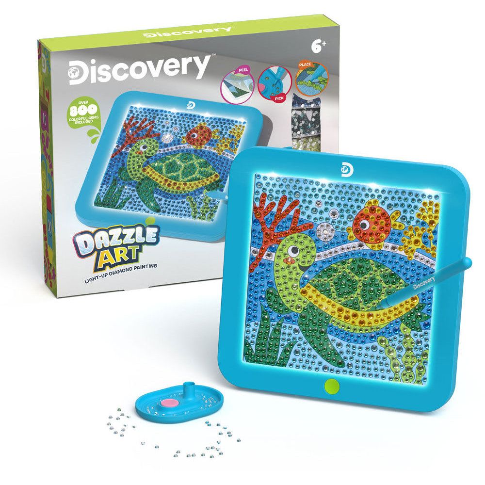 Discovery Toy Dazzle Art Lightup Diamond Painting Kit