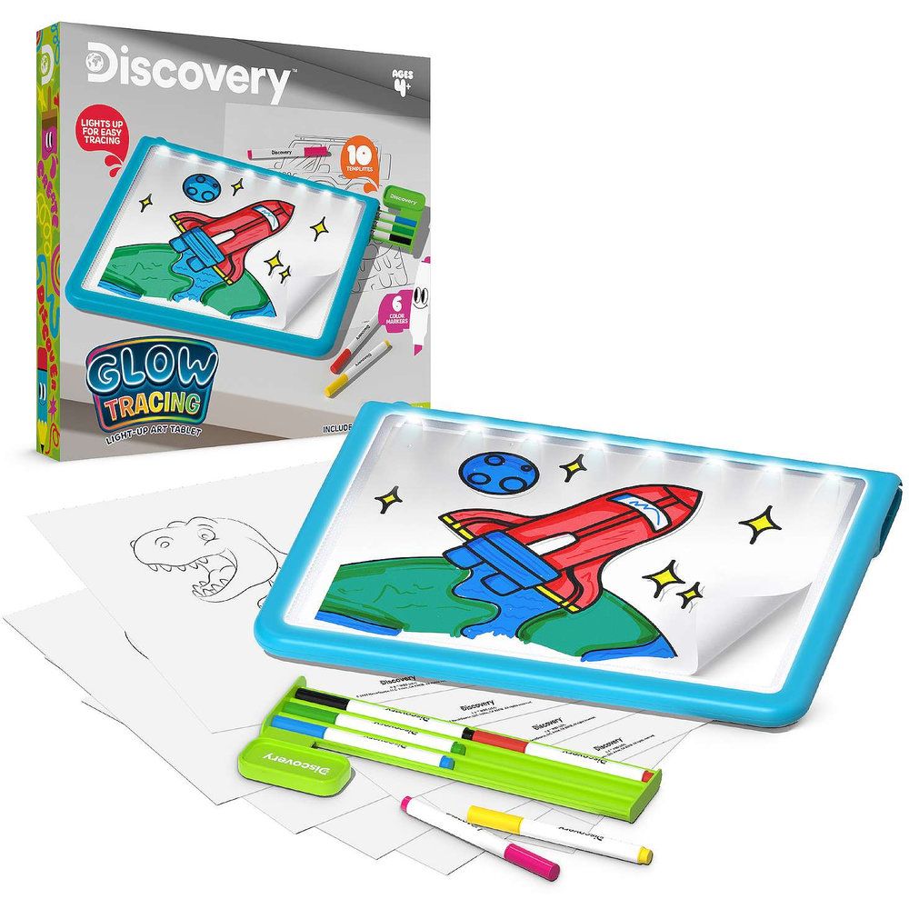 Discovery Glow Tracing Lightup Art Tablet Kids Toy