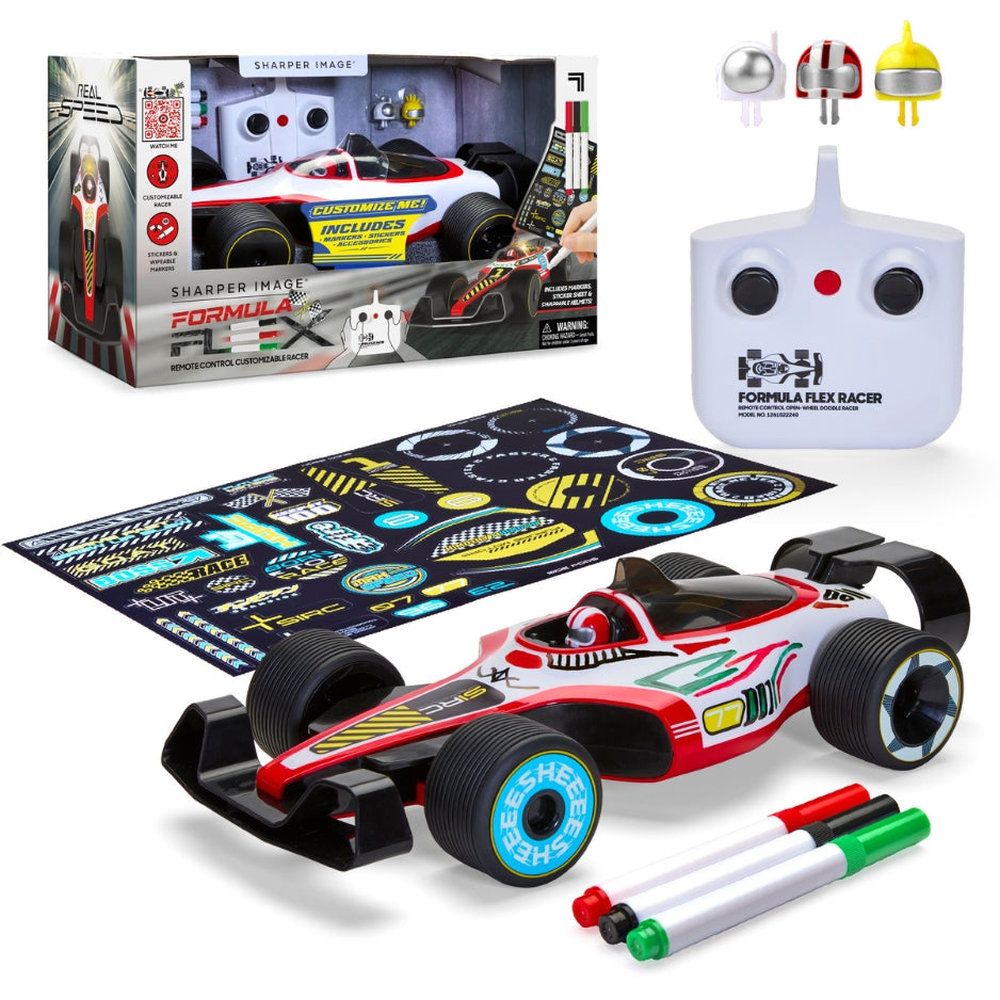 Sharper Image Rc Formula Flex Customizable Racer