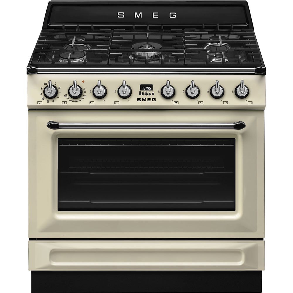 SMEG TR90GMP Victoria 90 x 60 cm Cooker with Gas Hob - Cream