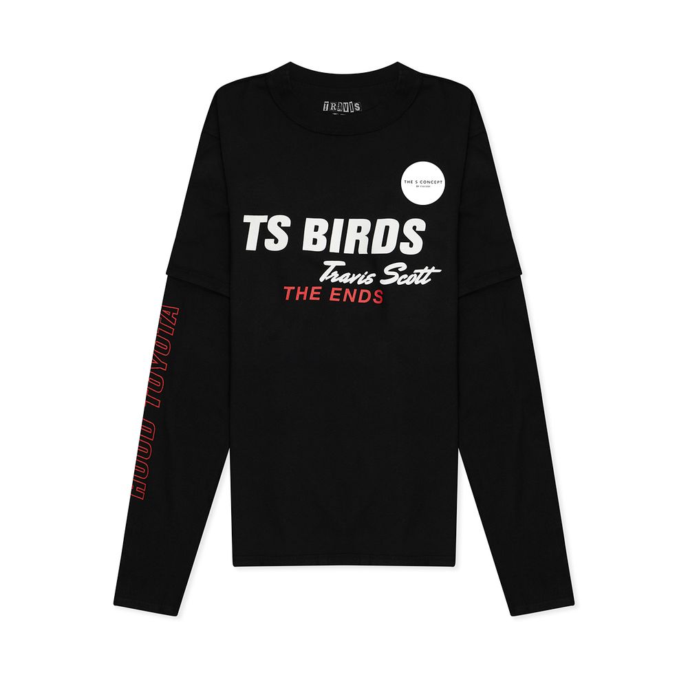 Travis Scott Hood Toyota Birds Tour Merch Long Sleeve - XL
