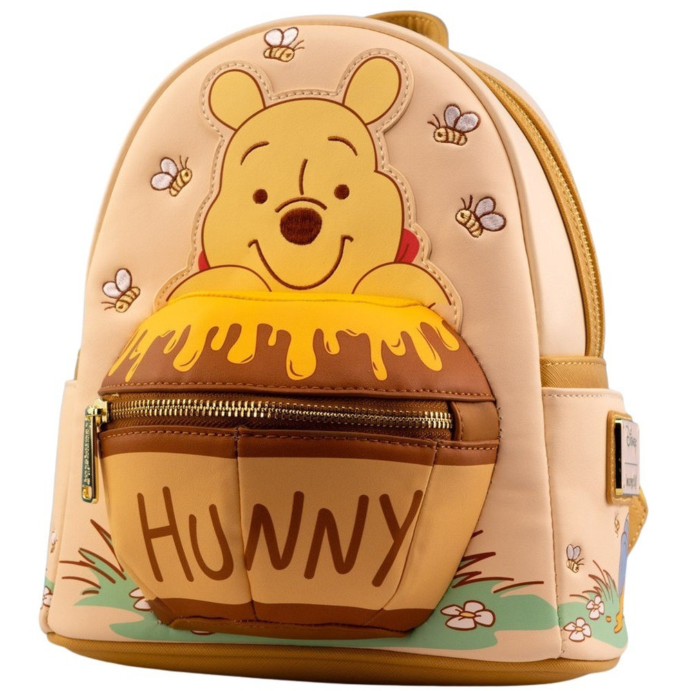 Loungefly Leather Disney Winnie The Pooh Honey Pot Figural Mini Backpack