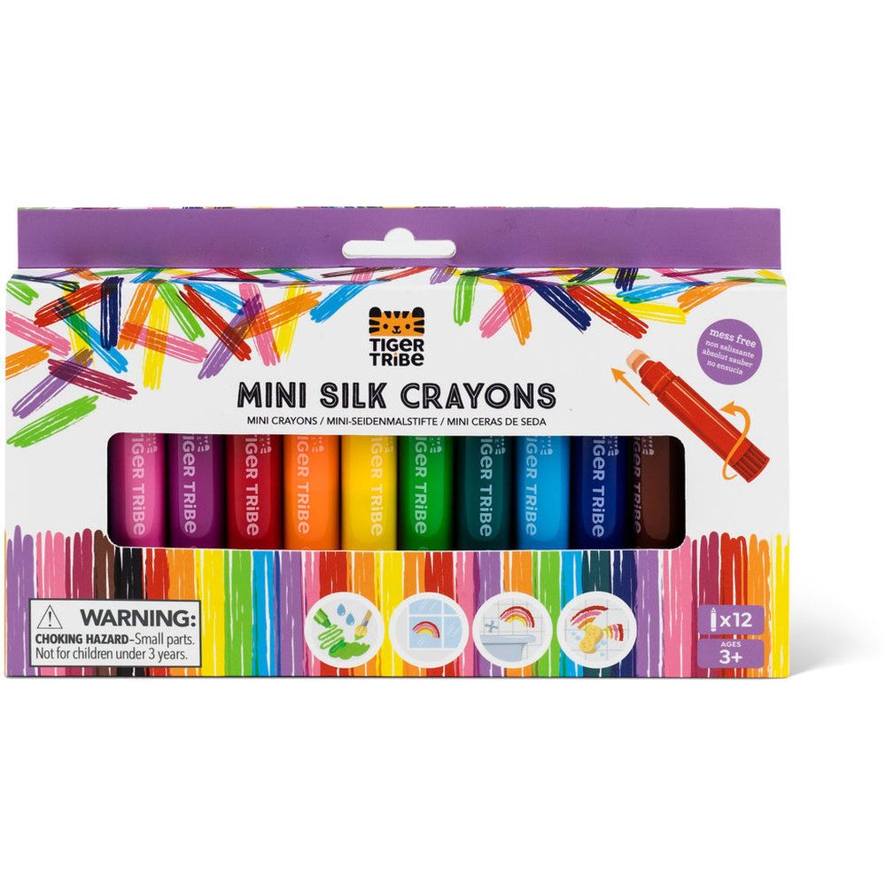 Tiger Tribe Mini Silk Washable Crayons