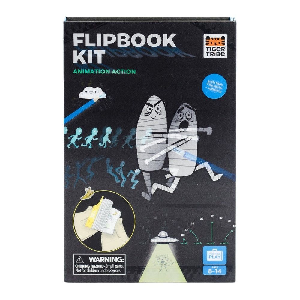 Tiger Tribe Flip Book Kit - Animation Action