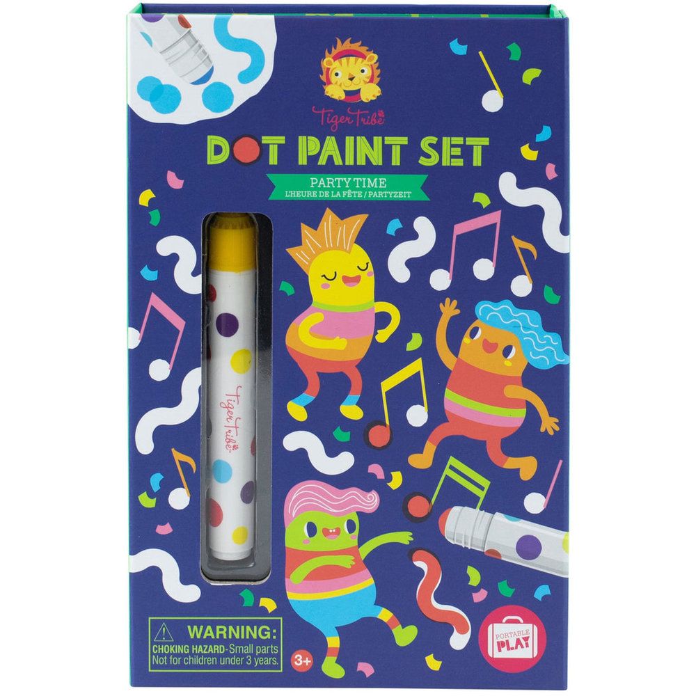 Tiger Tribe Dot Paint Set - Party Time
