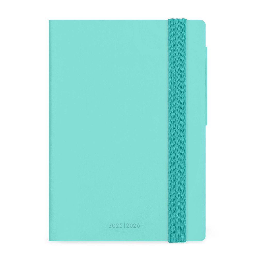 Legami 16 - Month Diary - 2025/2026 - Small Weekly Diary With Notebook - Aquatic Awe
