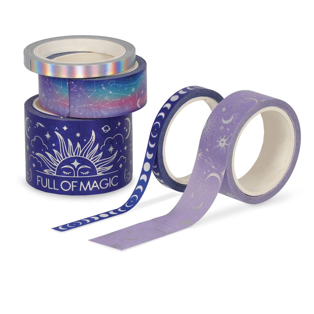 Legami Set Of 5 Paper Sticky Tapes - Tape By Tape - Magic