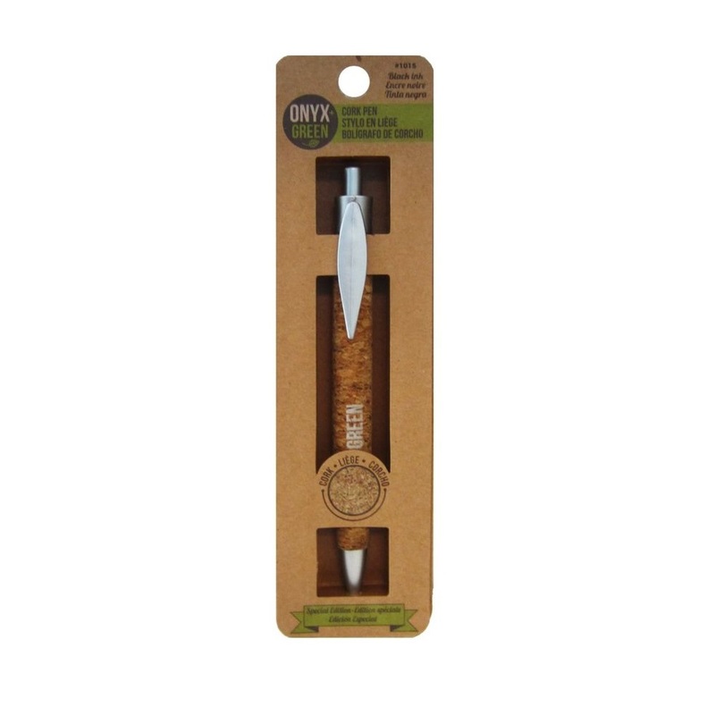 Onyx + Green Retractable Pen Cork
