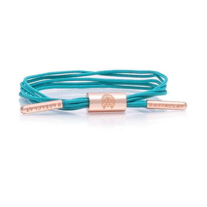 Rastaclat Green Multi Lace Womens Bracelet Turquoise/Peach Gold