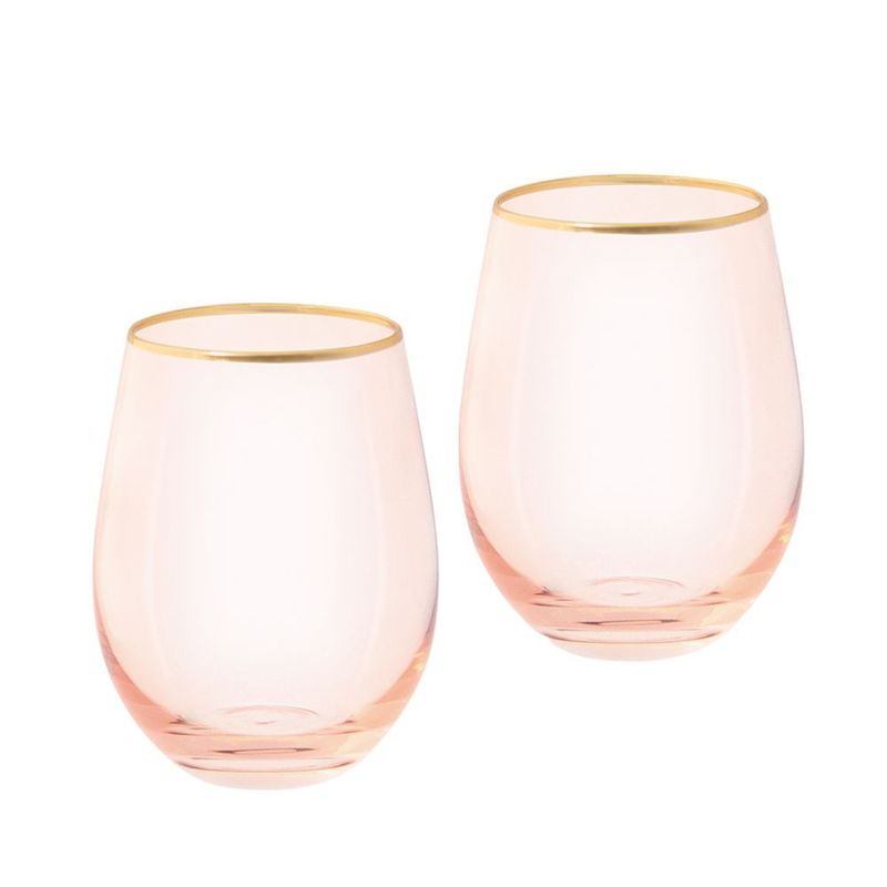 Cristina Re Classique Rose Crystal Tumbler 200ml (Set of 2)