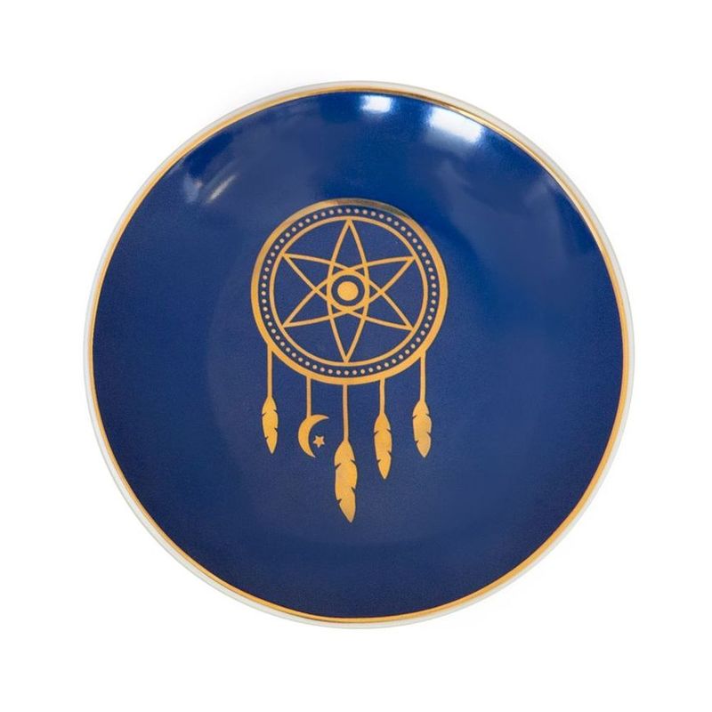 Cristina Re Dreamcatcher Trinket Dish Navy & Gold