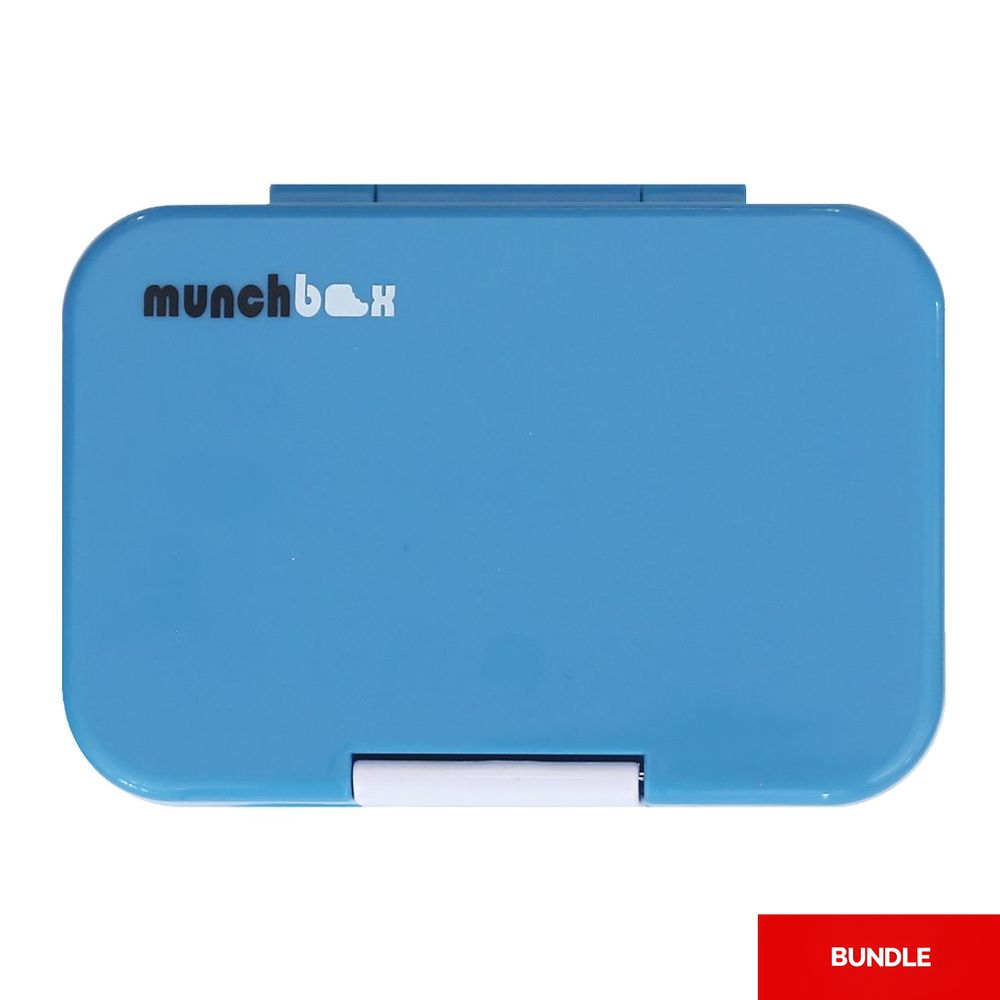 Munchbox Munchi Snack Lunchbox Blue Crush (Bundle of 2)