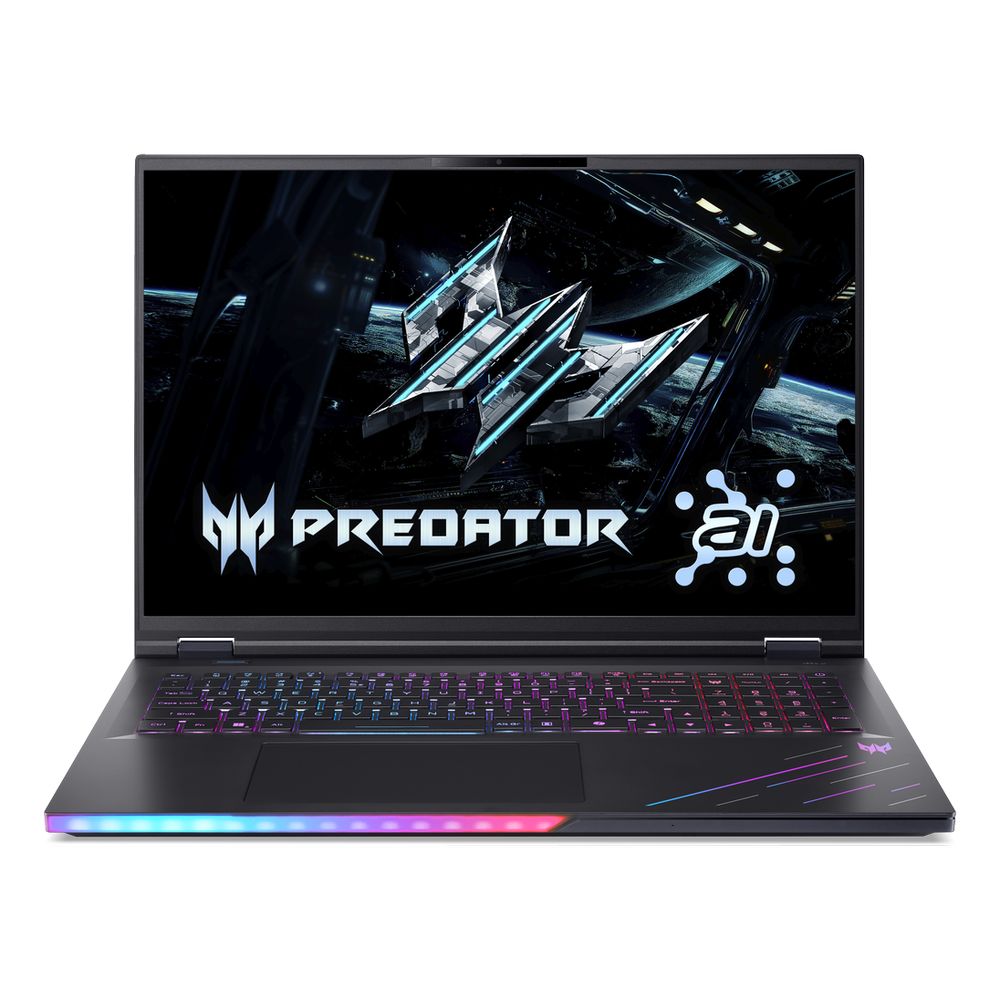 Acer Predator Helios 18 AI Gaming Laptop - Intel Core Ultra 9 275Hx/ 96GB/ 2TB SSD/ Nvidia 16GB RTX 5080/ 18-Inch 250Hz QHD Mini LED/ 2560 x 1600/ 250Hz/ Windows 11 Pro