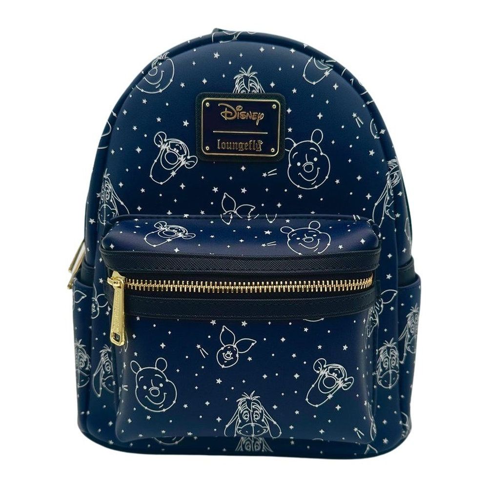 Loungefly Leather Disney Winnie The Pooh And Friends Starry Sky Mini Backpack