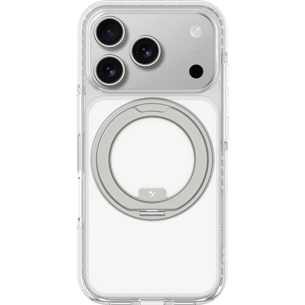 Amazingthing Titan Pro Magspin Drop Proof Case For iPhone 17 Pro 6.3-Inch - Clear
