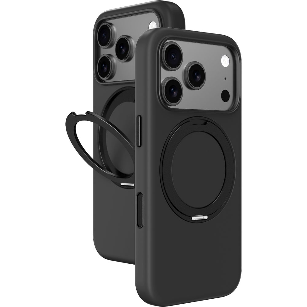 Amazingthing Cloudie Magspin Drop Proof Case For iPhone 17 Pro 6.3-Inch - Black