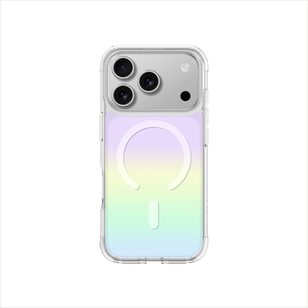 Amazingthing Minimal Magsafe Drop Proof Case For iPhone 17 Pro Max 6.9-Inch - Rainbow