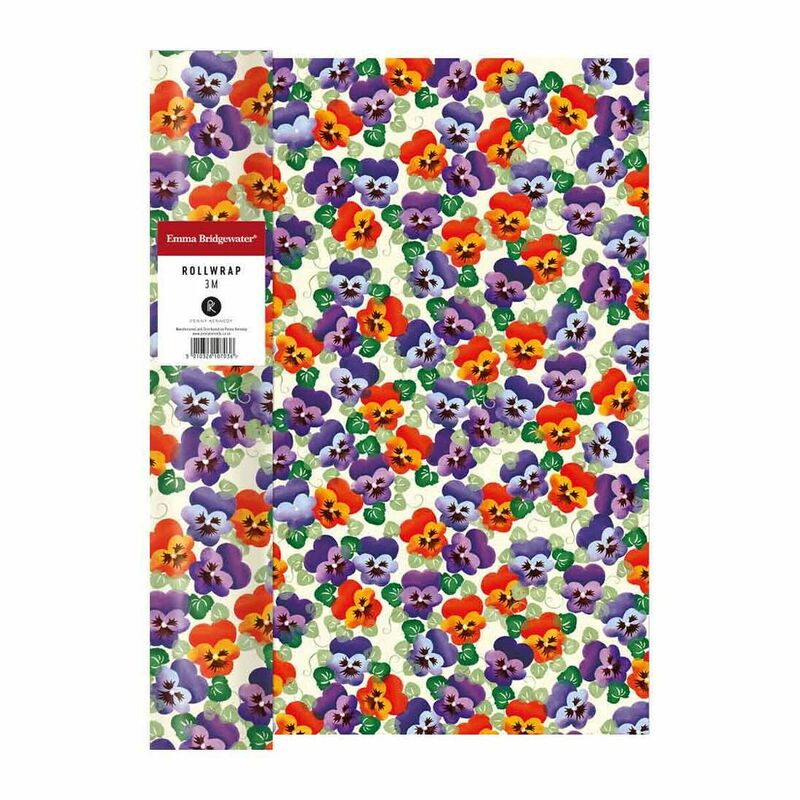 Penny Kennedy Emma Bridgewater Purple Pansy Roll Wrap