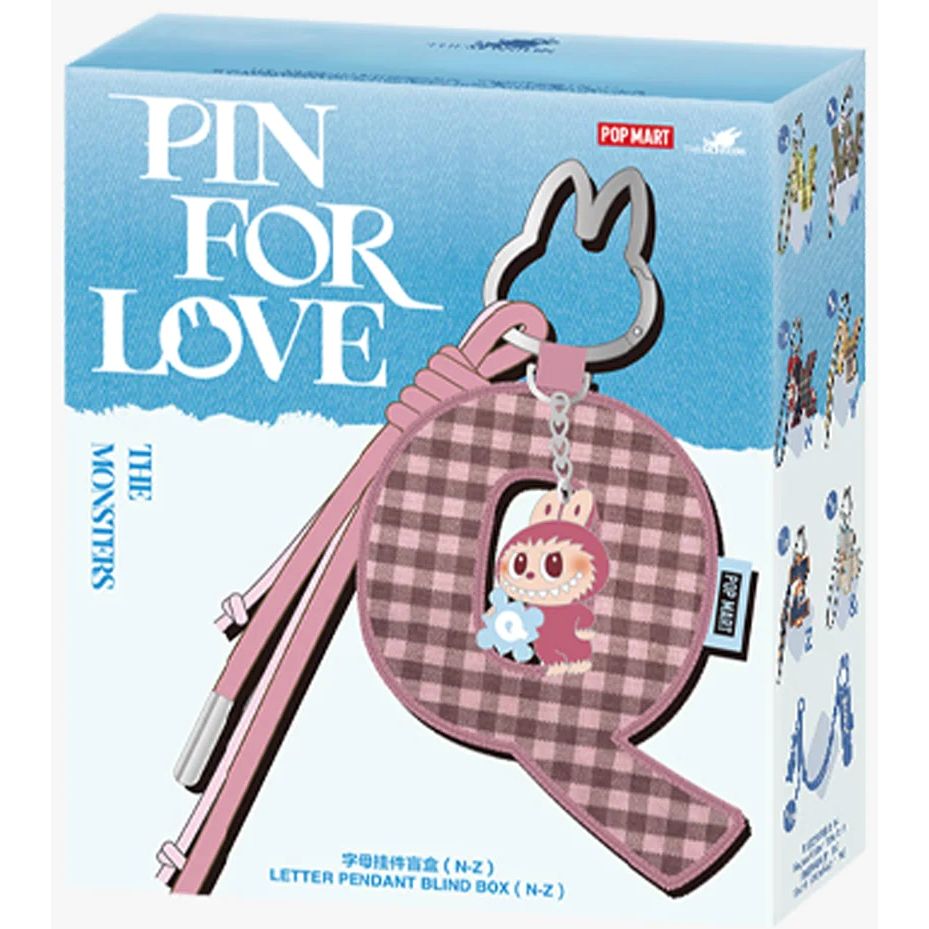 Labubu Pin For Love Letter Pendant N-Z (Assortment - Includes 1)