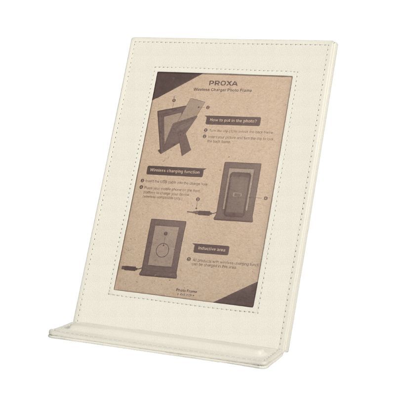 Proxa Photo Frame White Wireless Charger