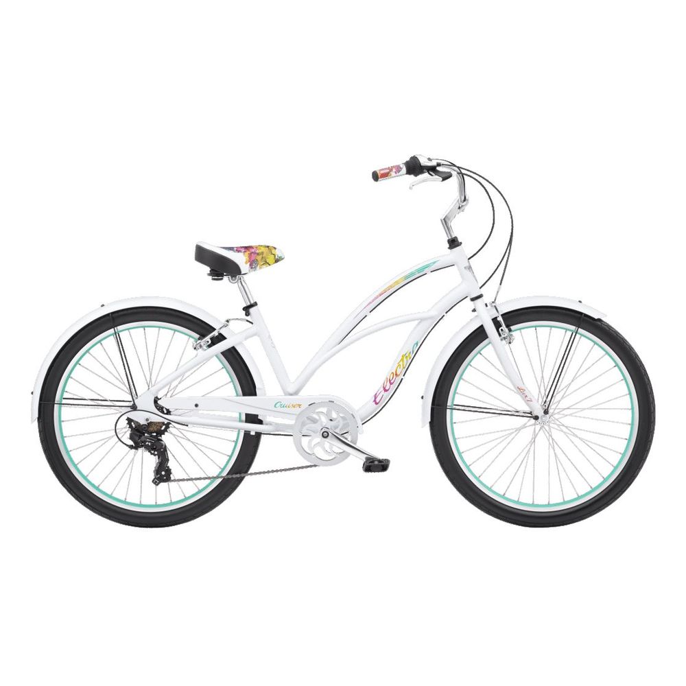 Electra Teenagers' Bike Cruiser Lux 7D Flowers 24