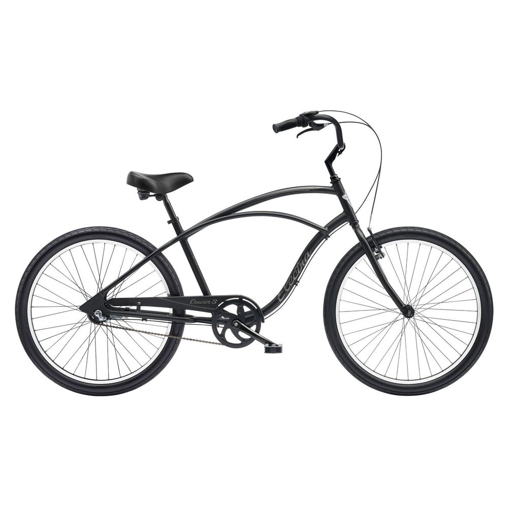 Electra Men's Bike Cruiser 3I Matte Black 26