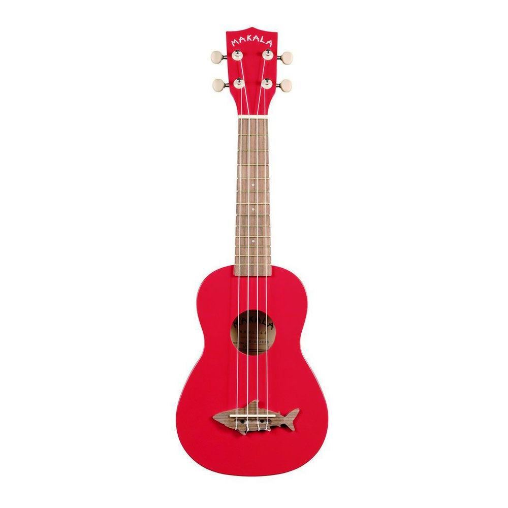 Makala Shark Series Soprano Ukulele - Red Sea