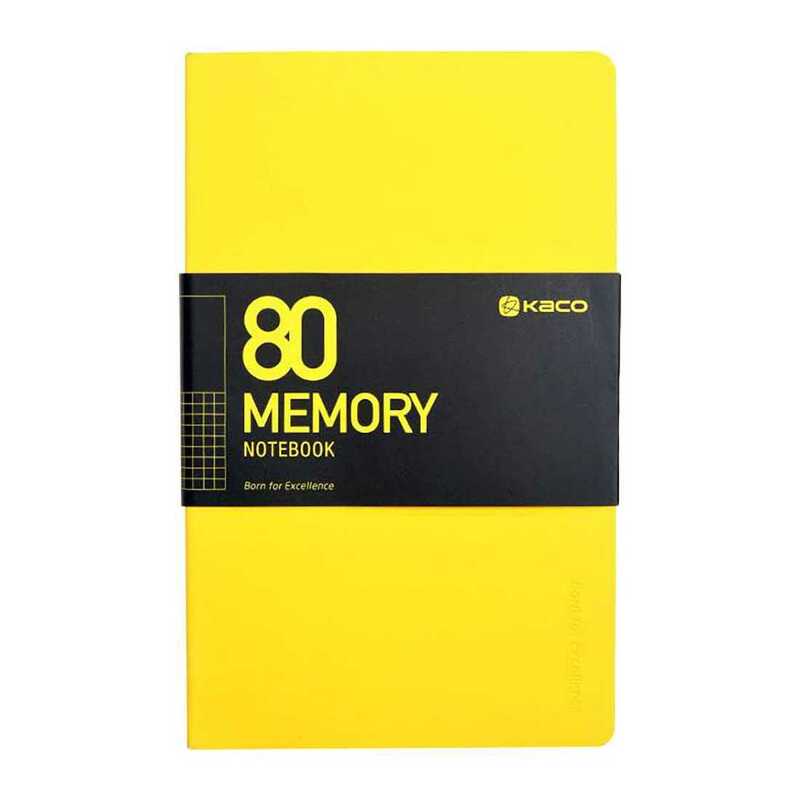 Kaco Memory II A5 Yellow Notebook