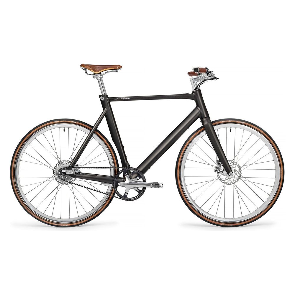 Schindelhauer Men's E-Bike Arthur 1-Speed 59 Mahle X35 Graphite Black 28