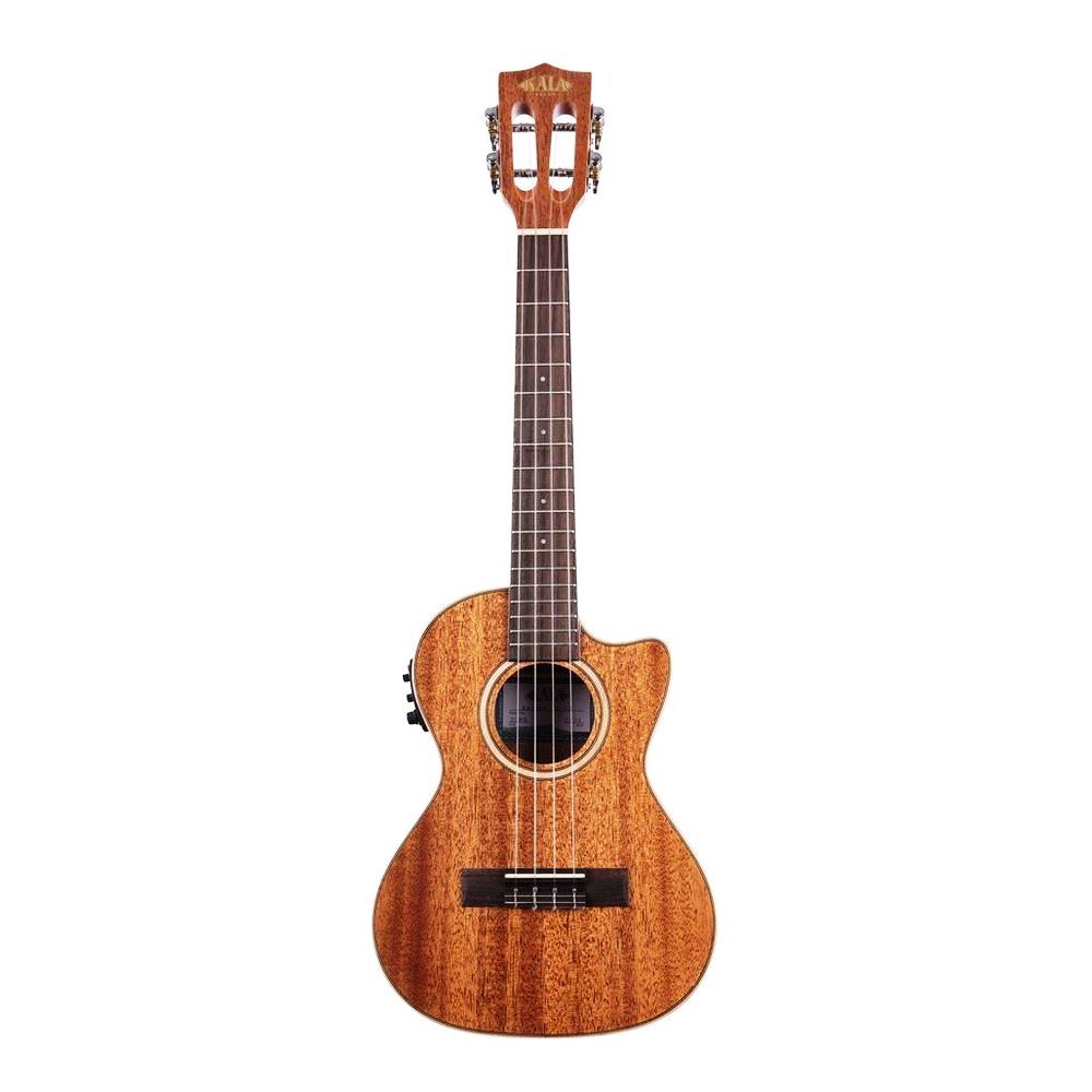 Kala Gloss Solid Mahogany Series Semi Acoustic Tenor Ukulele Cutaway