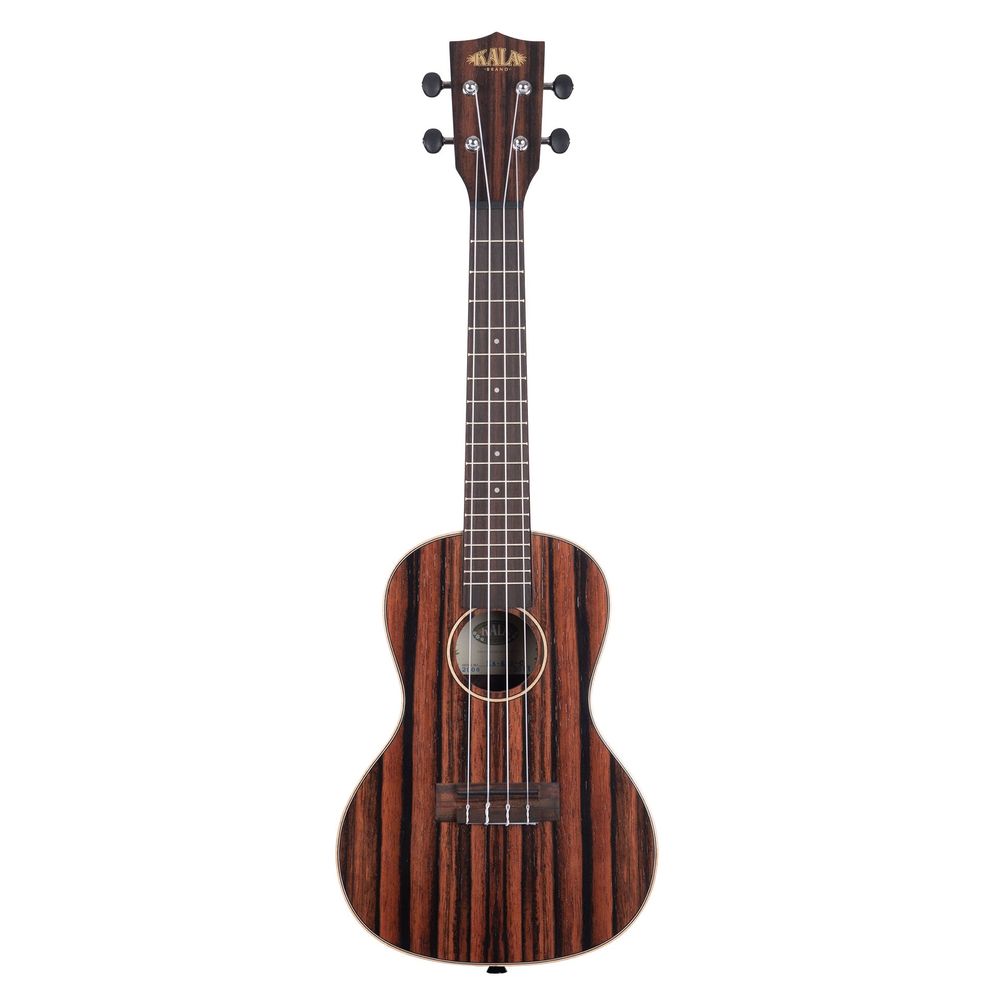 Kala Striped Ebony Series Concert Ukulele (Includes Bag)