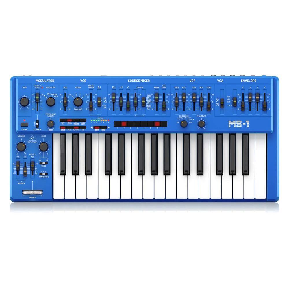 Behringer MS-1-BU Analog Synthesizer with Handgrip - Blue