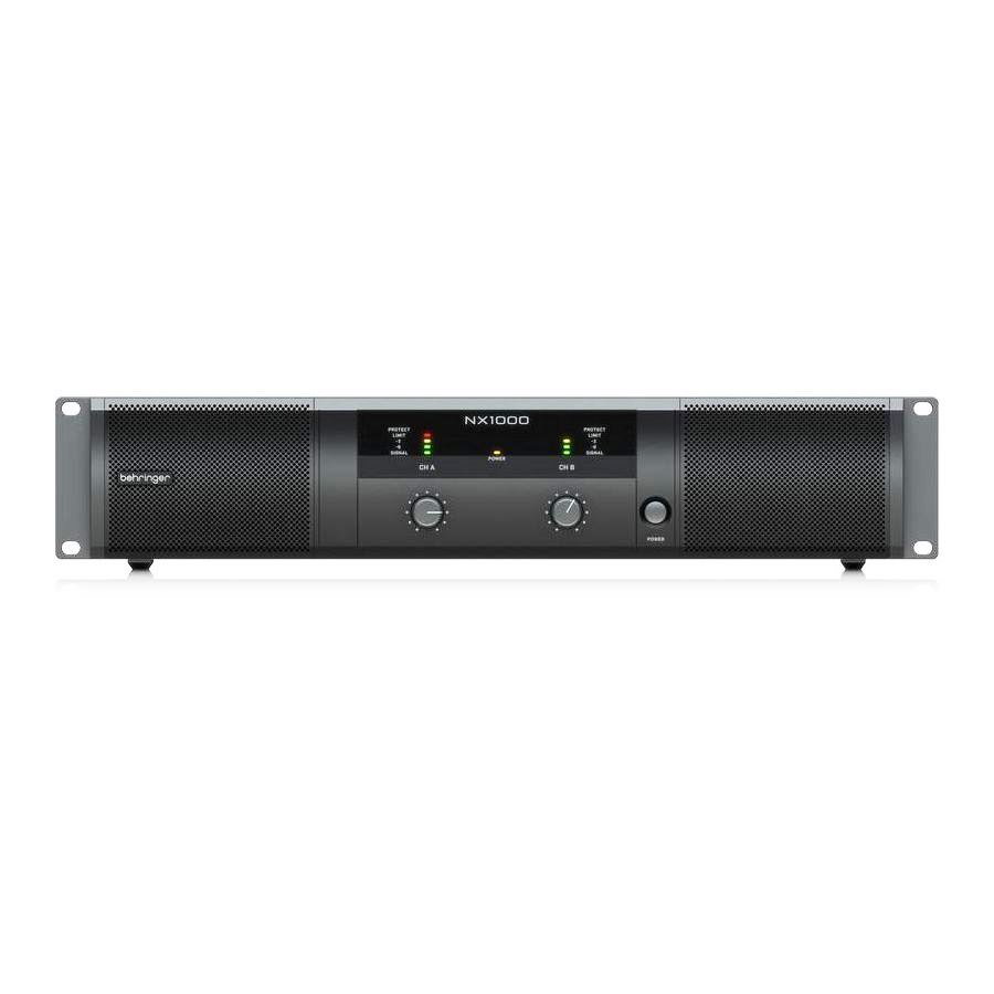 Behringer NX1000 Power Amplifier