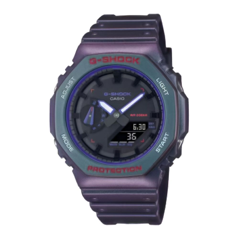 Casio G-Shock Ga-2100Ah-6Adr Analog-Digital Men's Watch Purple