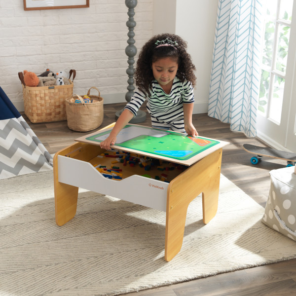 Kidkraft 2-In-1 Activity Table With Board Gray/Natural