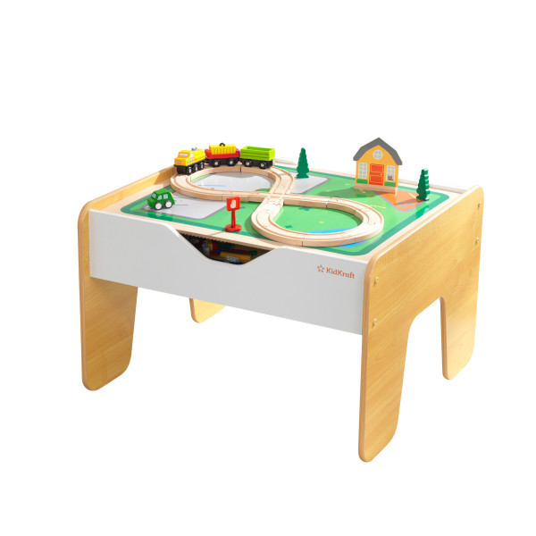 Kidkraft 2-In-1 Activity Table With Board Gray/Natural