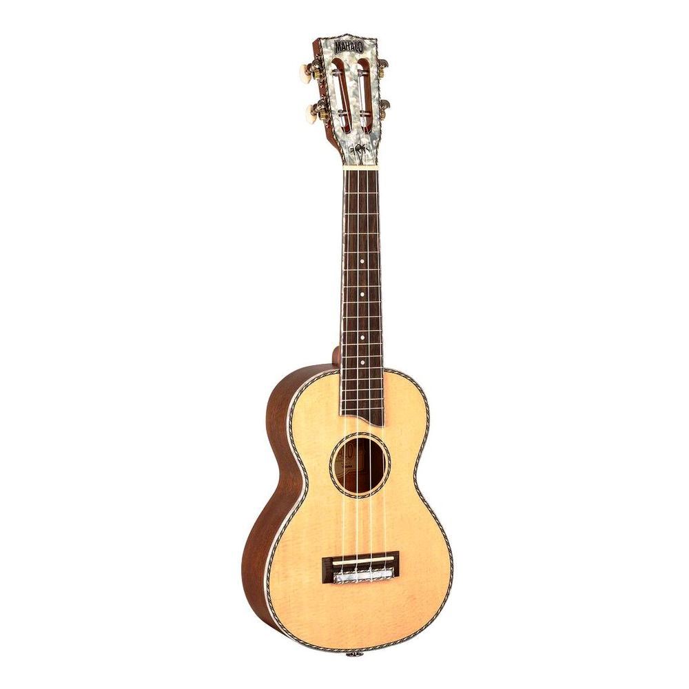 Mahalo Ukulele Concert MP2 Pearl Series - Natural - with Bag