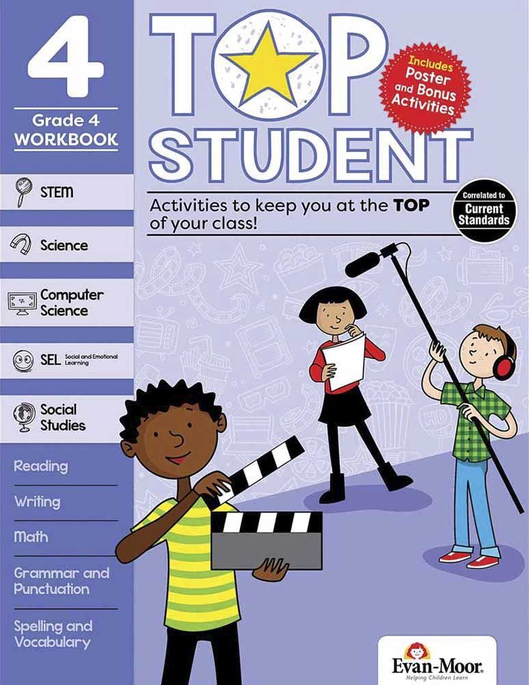 Top Student, Grade 4 | Evan Moor Top Student, Grade 4 | Evan Moor